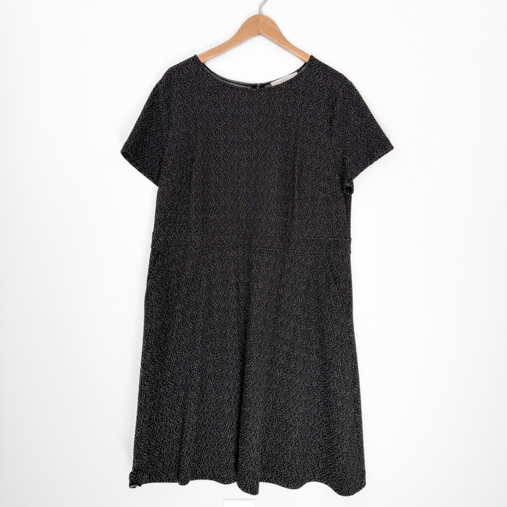 Loft Dress - Black with white speckles